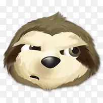 鼻子狗树懒犬科贴纸-空若网 鼻子狗树懒犬科贴纸-空若网