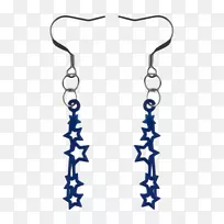 耳环钴蓝身首饰.巴黎时尚-空若网 耳环钴蓝身首饰.巴黎时尚-空若网