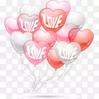 气球心情人节剪贴画-爱免费气球拉料-空若网 气球心情人节剪贴画-爱免费气球拉料-空若网