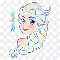 线条艺术卡通鼻子剪贴画-艾丽尔和艾尔莎-空若网 线条艺术卡通鼻子剪贴画-艾丽尔和艾尔莎-空若网