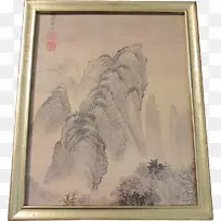水彩画画框现代艺术绘画-空若网 水彩画画框现代艺术绘画-空若网