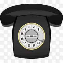 电话转盘移动电话剪辑艺术.黑色电话-空若网 电话转盘移动电话剪辑艺术.黑色电话-空若网