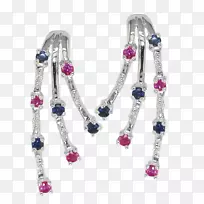 紫水晶耳环体首饰紫色珠宝-空若网 紫水晶耳环体首饰紫色珠宝-空若网