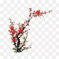 水墨画梅花墨梅-空若网 水墨画梅花墨梅-空若网