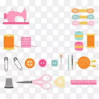 缝针缝纫机纱服装设计元素-空若网 缝针缝纫机纱服装设计元素-空若网