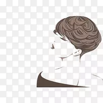 美容模特时尚插画美卡通插画设计-空若网 美容模特时尚插画美卡通插画设计-空若网