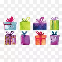 水彩画礼品装饰盒画美水彩画设计材料-空若网 水彩画礼品装饰盒画美水彩画设计材料-空若网