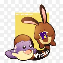 复活节兔子食物夹艺术快乐猫-空若网 复活节兔子食物夹艺术快乐猫-空若网