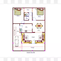 平面图线-2d楼-空若网 平面图线-2d楼-空若网