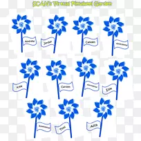 花瓣叶开花植物茎-针轮-空若网 花瓣叶开花植物茎-针轮-空若网