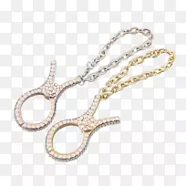 魅力和吊坠项链身体珠宝链银项链-空若网 魅力和吊坠项链身体珠宝链银项链-空若网