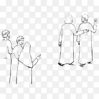 手指线艺术素描-孟氏剪贴画-空若网 手指线艺术素描-孟氏剪贴画-空若网