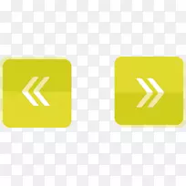 按钮下载-黄色箭头按钮-空若网 按钮下载-黄色箭头按钮-空若网