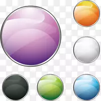 下载-圆形水晶按钮-空若网 下载-圆形水晶按钮-空若网