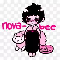 卡通鼻子食肉剪贴画-粉红蜜蜂-空若网 卡通鼻子食肉剪贴画-粉红蜜蜂-空若网