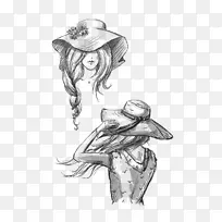 帽子绘图、时尚插图、摄影.材料帽子-空若网 帽子绘图、时尚插图、摄影.材料帽子-空若网