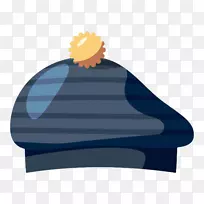 帽子摄影-免费绘画图标-手绘蓝色画家帽-空若网 帽子摄影-免费绘画图标-手绘蓝色画家帽-空若网