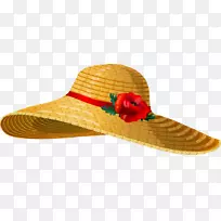 草帽原料摄影剪贴画卡通女帽-空若网 草帽原料摄影剪贴画卡通女帽-空若网