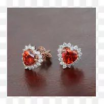 宝石耳环体珠宝.红宝石-空若网 宝石耳环体珠宝.红宝石-空若网
