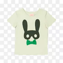t恤,野兔,绿袖子,字体-t恤-空若网 t恤,野兔,绿袖子,字体-t恤-空若网
