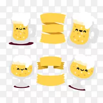 啤酒节剪贴画-安装了一个酒杯-空若网 啤酒节剪贴画-安装了一个酒杯-空若网