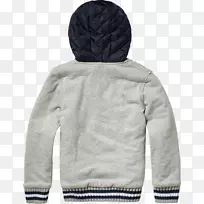 帽衫蓝色短上衣镀金短上衣-空若网 帽衫蓝色短上衣镀金短上衣-空若网