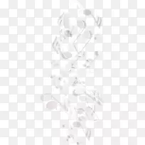 白描图案-白色音符浮动材料-空若网 白描图案-白色音符浮动材料-空若网
