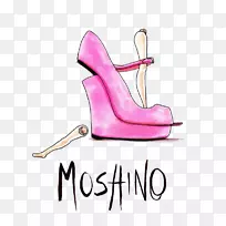 鞋时尚插画插图.高跟鞋-空若网 鞋时尚插画插图.高跟鞋-空若网