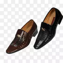 滑靴绒面革连衣裙鞋尖鞋-空若网 滑靴绒面革连衣裙鞋尖鞋-空若网