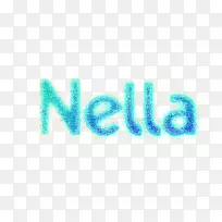 商标绿松石品牌字体-nella-空若网 商标绿松石品牌字体-nella-空若网