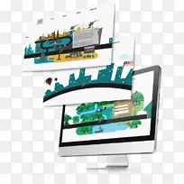 电脑显示器显示广告多媒体设计-空若网 电脑显示器显示广告多媒体设计-空若网