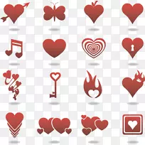 心图标-免费情人节图标拉动材料-空若网 心图标-免费情人节图标拉动材料-空若网