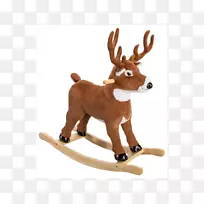 驯鹿毛绒动物玩具野生动物驯鹿-空若网 驯鹿毛绒动物玩具野生动物驯鹿-空若网