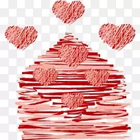 情人节屋红-创意情人节-空若网 情人节屋红-创意情人节-空若网