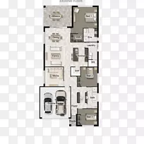 平面图角-底层-空若网 平面图角-底层-空若网