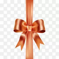 剪彩艺术-优雅的蝴蝶结带橙色的PNG剪贴画-空若网 剪彩艺术-优雅的蝴蝶结带橙色的PNG剪贴画-空若网