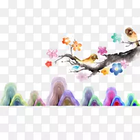 软件模板adobe插画师CorelDraw-彩色水彩-空若网 软件模板adobe插画师CorelDraw-彩色水彩-空若网