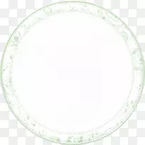 平板圆盘餐具.浅绿色环-空若网 平板圆盘餐具.浅绿色环-空若网