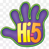 高五电视节目喜-5儿童电视系列片徽标-hi5徽标-空若网 高五电视节目喜-5儿童电视系列片徽标-hi5徽标-空若网