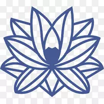 平面对称nelumbo nucifera莲花图案-空若网 平面对称nelumbo nucifera莲花图案-空若网