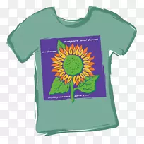 t恤绿袖花字体t恤-空若网 t恤绿袖花字体t恤-空若网