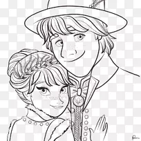 安娜·克里斯多夫(Anna Kristoff)扇形艺术绘画-安娜-空若网 安娜·克里斯多夫(Anna Kristoff)扇形艺术绘画-安娜-空若网