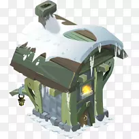 Ankama动画-雪后的房子-空若网 Ankama动画-雪后的房子-空若网