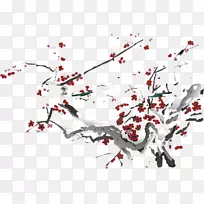 面积花瓣型梅花-空若网 面积花瓣型梅花-空若网