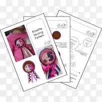 手指木偶纸缝制图案设计-空若网 手指木偶纸缝制图案设计-空若网