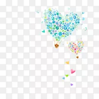 Adobe插画软件-创意心形热气球-空若网 Adobe插画软件-创意心形热气球-空若网