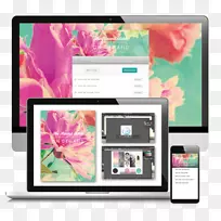 平面设计多媒体品牌展示广告设计-空若网 平面设计多媒体品牌展示广告设计-空若网