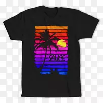 t恤黑色m字型t恤-空若网 t恤黑色m字型t恤-空若网