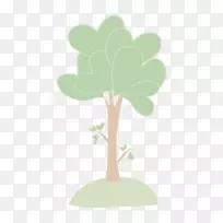 绿叶树字形-空若网 绿叶树字形-空若网