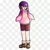 手指卡通关节智人.鱿鱼的绘制-空若网 手指卡通关节智人.鱿鱼的绘制-空若网